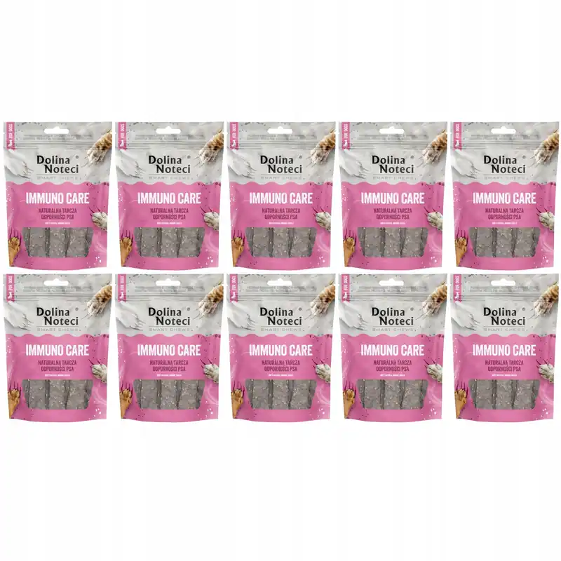 Cena promocyjna Dolina Noteci Smart Chews Immuno Care przysmak dla psa 10 x 100g