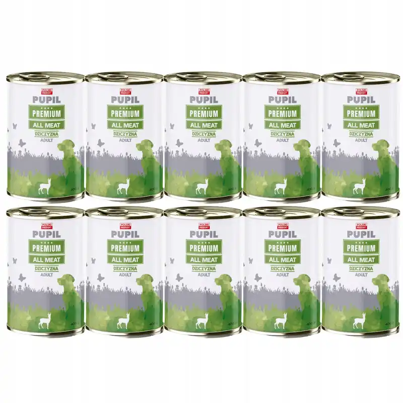 Pupil Premium All Meat Karma mokra dla psa Dziczyzna 10 x 400g Ostatnia szansa