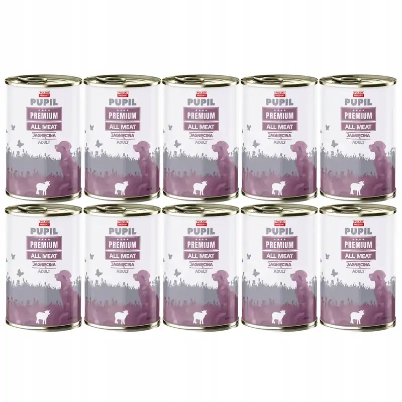 Kup teraz Pupil Premium All Meat Karma mokra dla psa Jagnięcina 10 x 400g