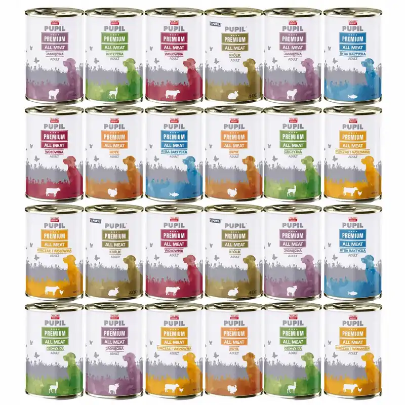 Pupil Premium All Meat Karma mokra dla psa mix smaków 24 x 400g Ograniczona ilość