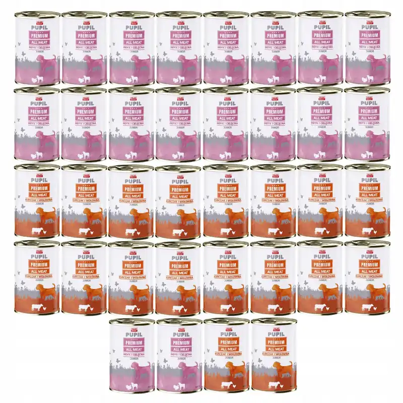 Oferta Pupil Premium Junior All Meat Karma mokra szczeniąt mix smaków 36 x 400g