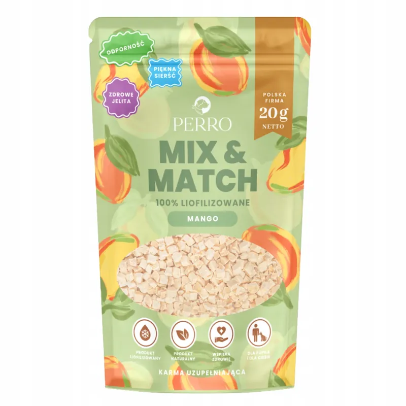 Przysmak dla psa Perro Mix & Match Liofilizowany Mango 20g smaczki Zamów dziś