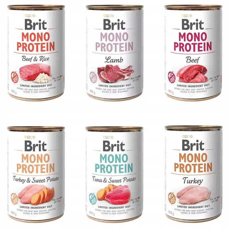 Brit Mono Protein 6 x 400g mix mokra karma dla psa Wyprzedaż