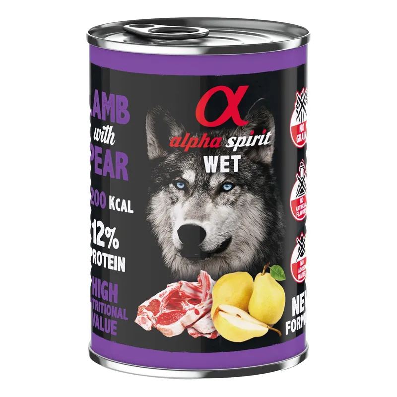 ALPHA SPIRIT Karma mokra dla psa Jagnięcina 400g Najlepsza cena