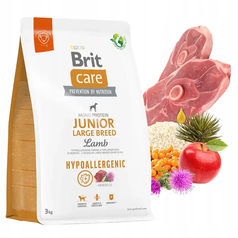 Bezpieczne zakupy Brit Care Hypoallergenic 3 kg Junior sucha karma dla szczeniąt