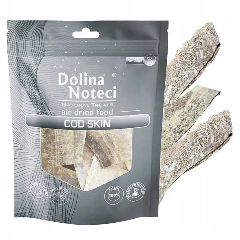 Zniżka DOLINA NOTECI Skóra z Dorsza zdrowy przysmak dla psa 40g