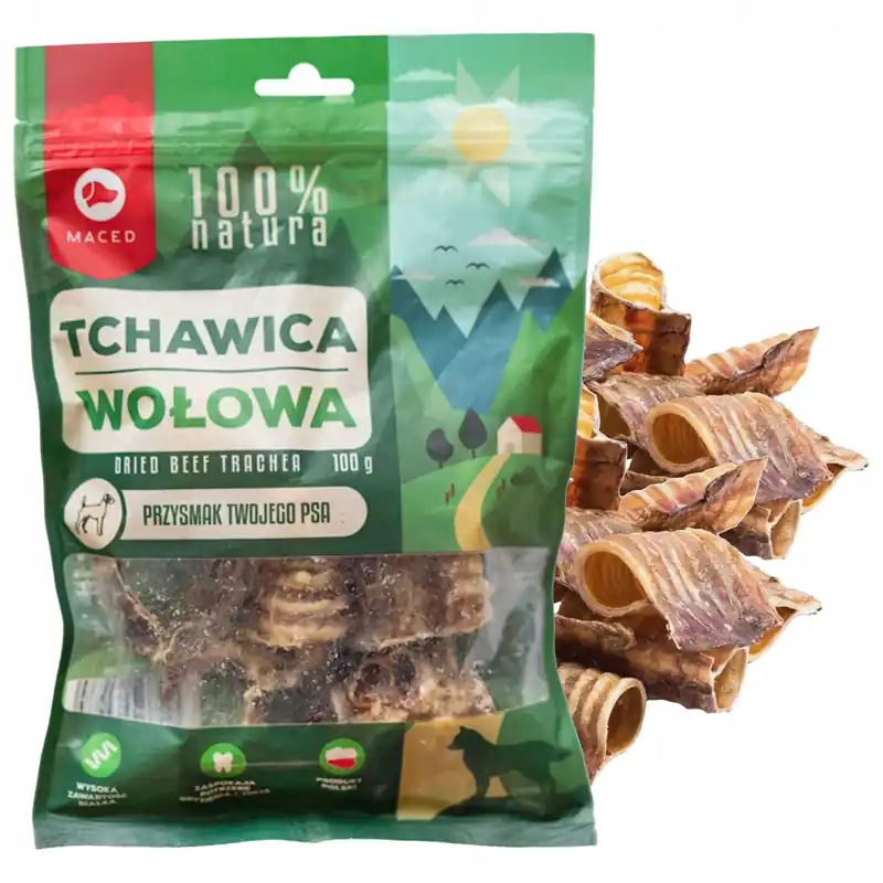 MACED NATURALNA TCHAWICA Wołowa Gryzak dla psa 100g Premium