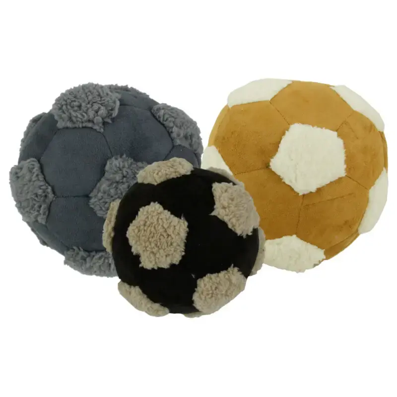 Wyprzedaż AFP LAMBSWOOL- Przytulanka piłka nożna dla psa L Ø 15 cm