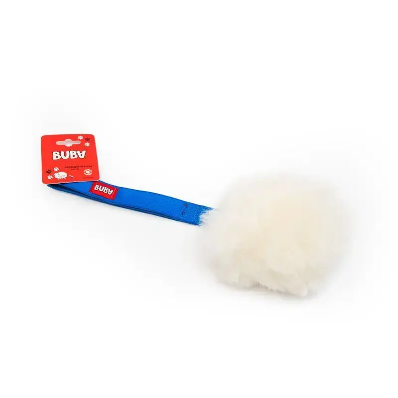 BUBA - Szarpak z owczej skóry, mały - zabawka dla psa, 10 x 7 cm Dostępne od ręki