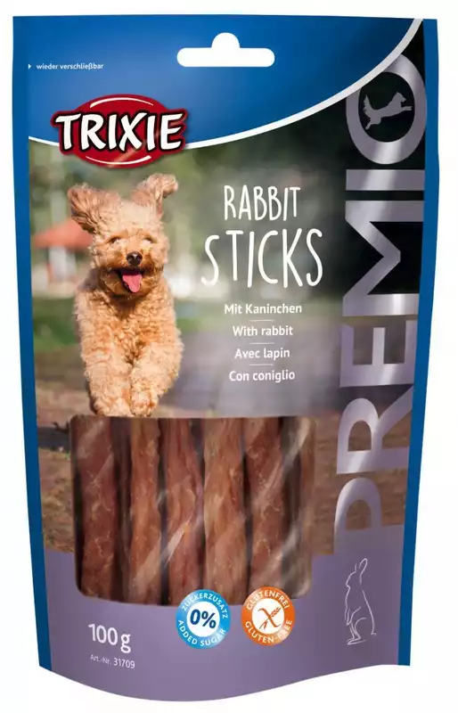TRIXIE Premio Rabbit Sticks 100g - przysmak dla psa Darmowy zwrot