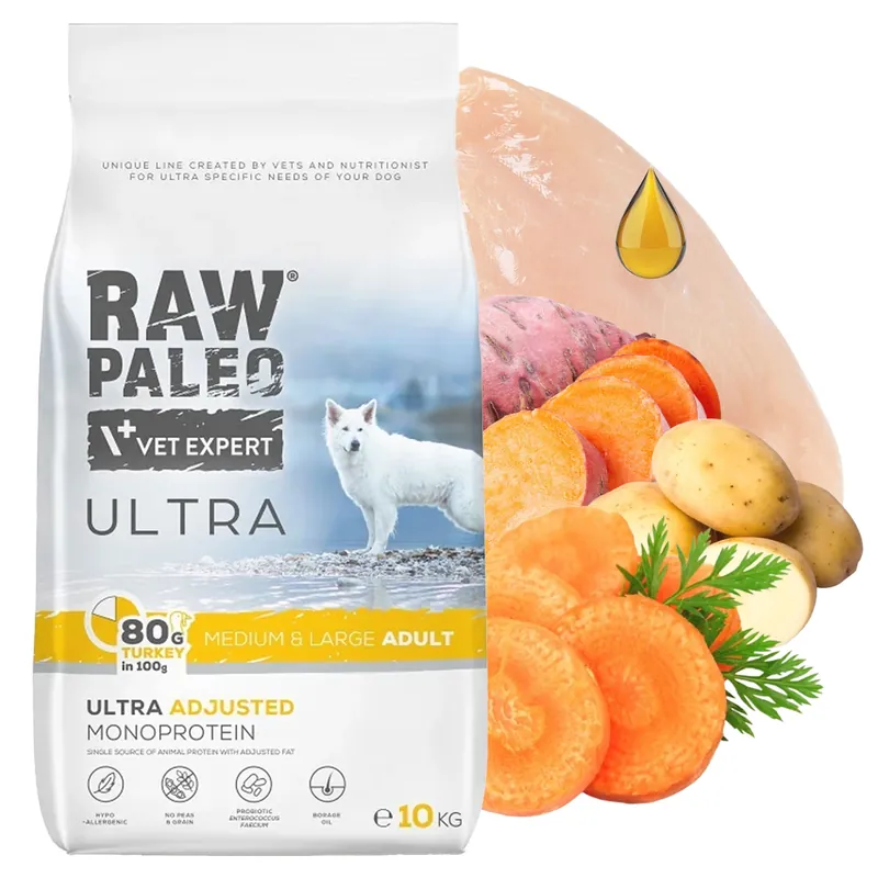 Do wyczerpania zapasów RAW PALEO ULTRA Medium&Large Indyk karma sucha dla psa 10 kg bezzbożowa