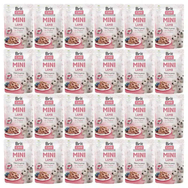 Bestseller Brit Care Mini Puppy 24 x 85g Lamb mokra karma dla szczeniąt