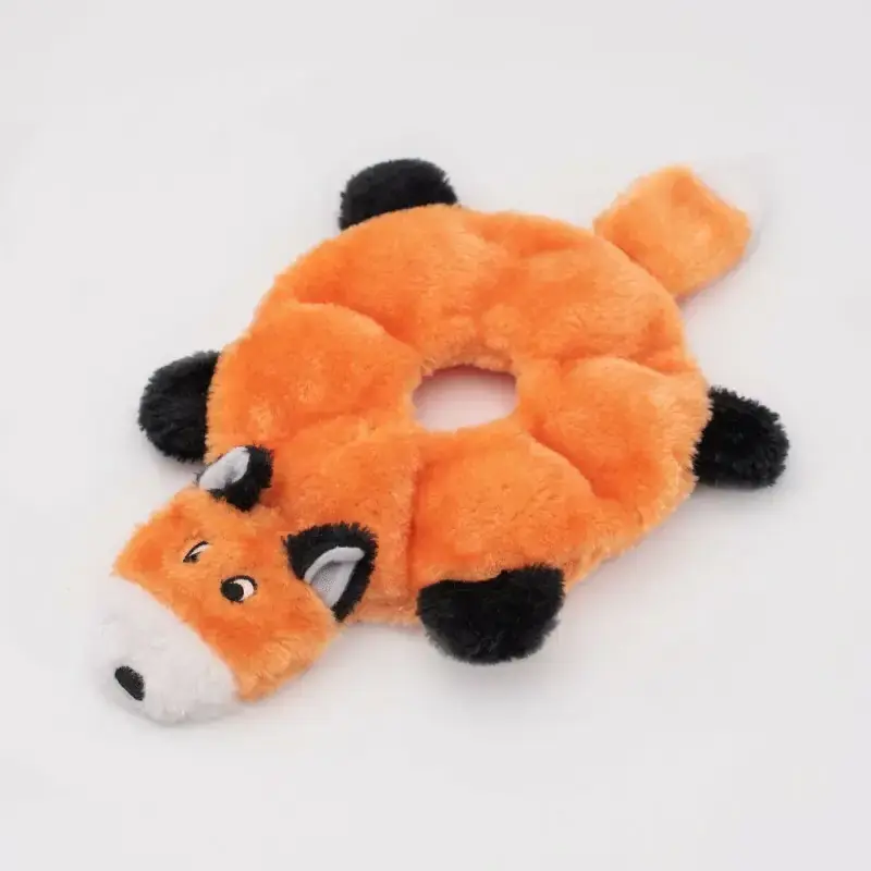 Hit cenowy ZIPPYPAWS PLUSZ Lis - Pluszowa zabawka psa z 6 piszczałkami, 26cm