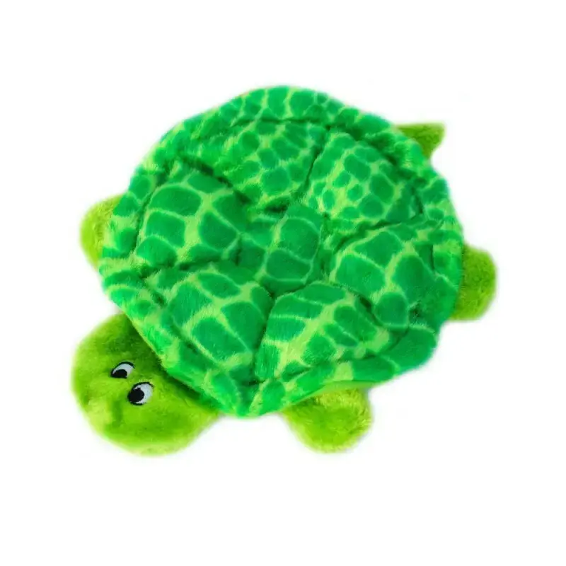 Dostępne od ręki ZIPPYPAWS PLUSZ Żółw - Pluszowa zabawka psa z 7 piszczałkami, 26cm