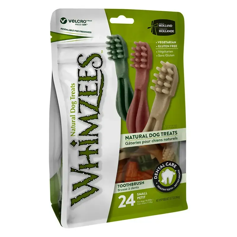 Oferta czasowa WHIMZEES Szczoteczka S - Gryzaki dentystyczne dla psów, 24szt