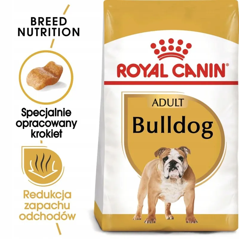 ROYAL CANIN Bulldog Adult karma sucha dla psów dorosłych rasy bulldog 12 kg Tylko do końca tygodnia