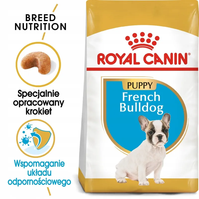 ROYAL CANIN French Bulldog Puppy karma sucha dla szczeniąt 10 kg Darmowy zwrot