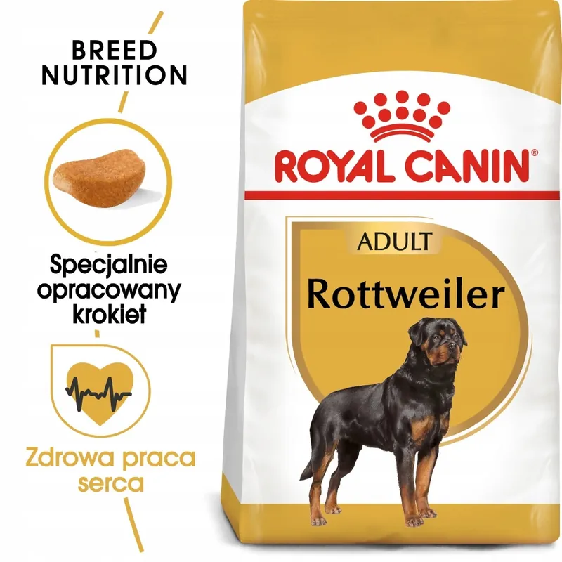 Nowość ROYAL CANIN Rottweiler Adult karma sucha dla psów dorosłych 12 kg