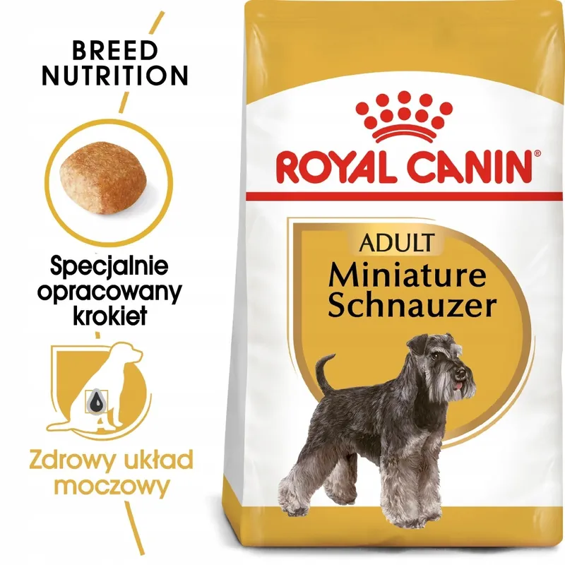 Kup online ROYAL CANIN Miniature Schnauzer Adult karma sucha dla psów dorosłych 7,5 kg