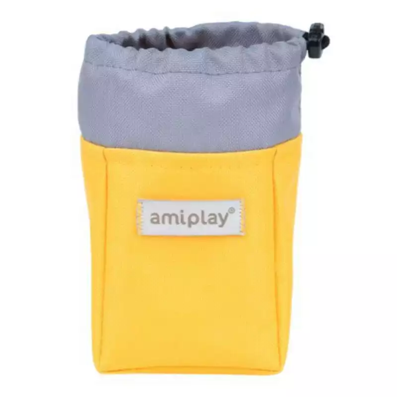 AMIPLAY Saszetka na przysmaki dla psa, żółta Popularny