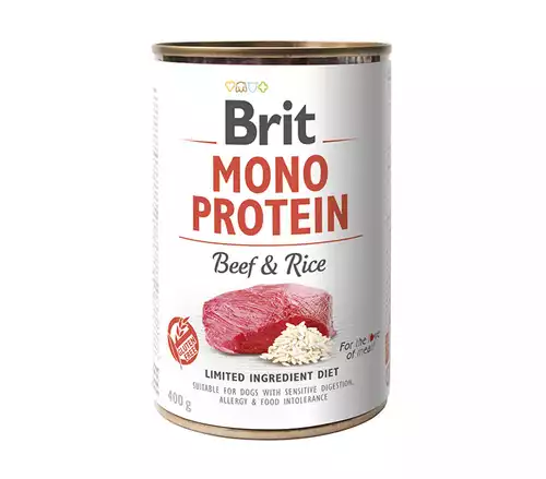 BRIT Monoprotein Beef & Rice mokra karma dla psa 400g Szybka dostawa