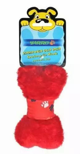 Nowy YARRO Kość - zabawka z opaską dla psa 15cm