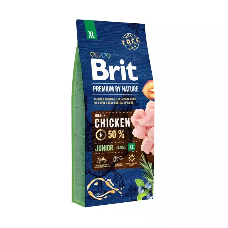 Nie przegap BRIT Premium By Nature Junior XL karma dla psa 3kg i 15kg