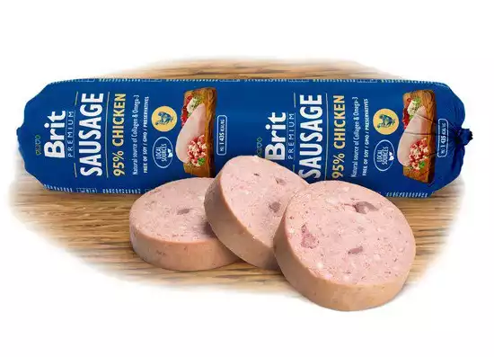 Super okazja BRIT Premium Kurczak - kiełbasa dla psów 800g