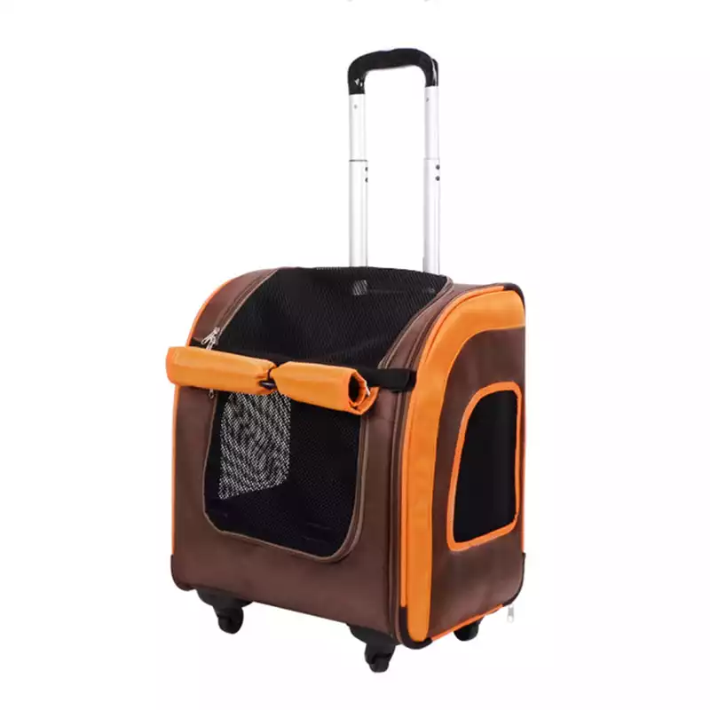 IBIYAYA Liso Backpack transporter na kółkach z funkcją plecaka, kolor brązowy Promocja