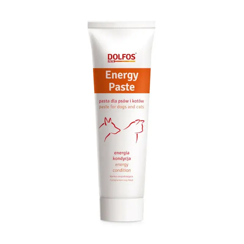 Dolfos Energy Paste - Pasta do stosowania w okresie rekonwalescencji dla psów i kotów, 100g Ostatnia szansa