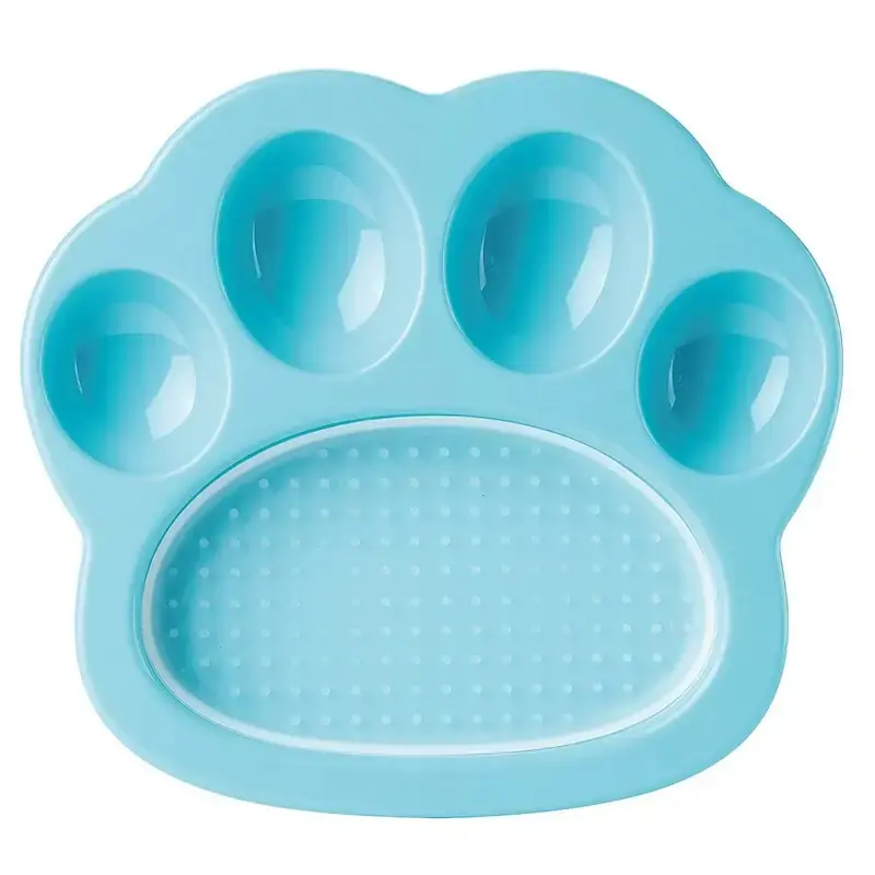 Zamów teraz Pet Dream House Paw 2-in-1 Mini Blue Easy - miska do powolnego karmienia z nakładką do lizania