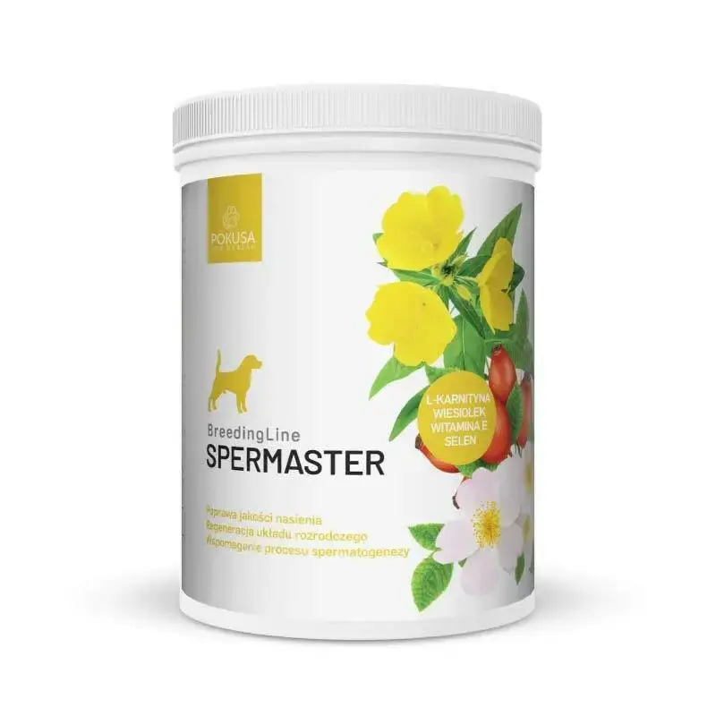 Cena promocyjna POKUSA BreedingLine Spermaster - naturalny suplement poprawiający nasienie u reproduktorów, 350g