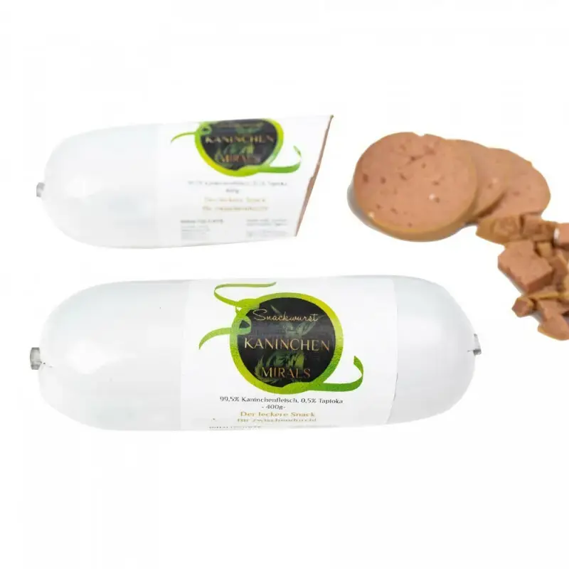 Najlepsza cena MIRALS Kaninchen - kiełbasa z mięsa królika, 200g