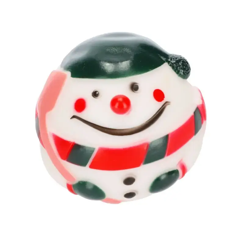DINGO Piłka Bałwan - Świąteczna zabawka dla psa, 8cm Ostatnie sztuki