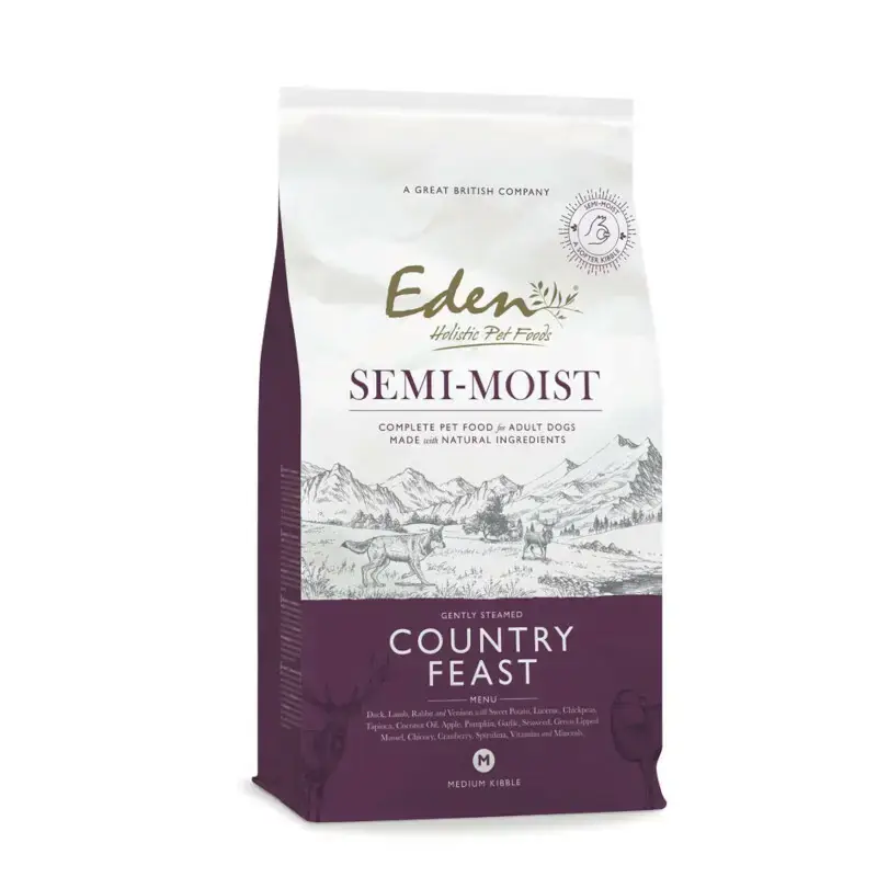 EDEN Semi-Moist Country Feast - Półwilgotna karma dla psów dorosłych i starszych Ostatnia szansa