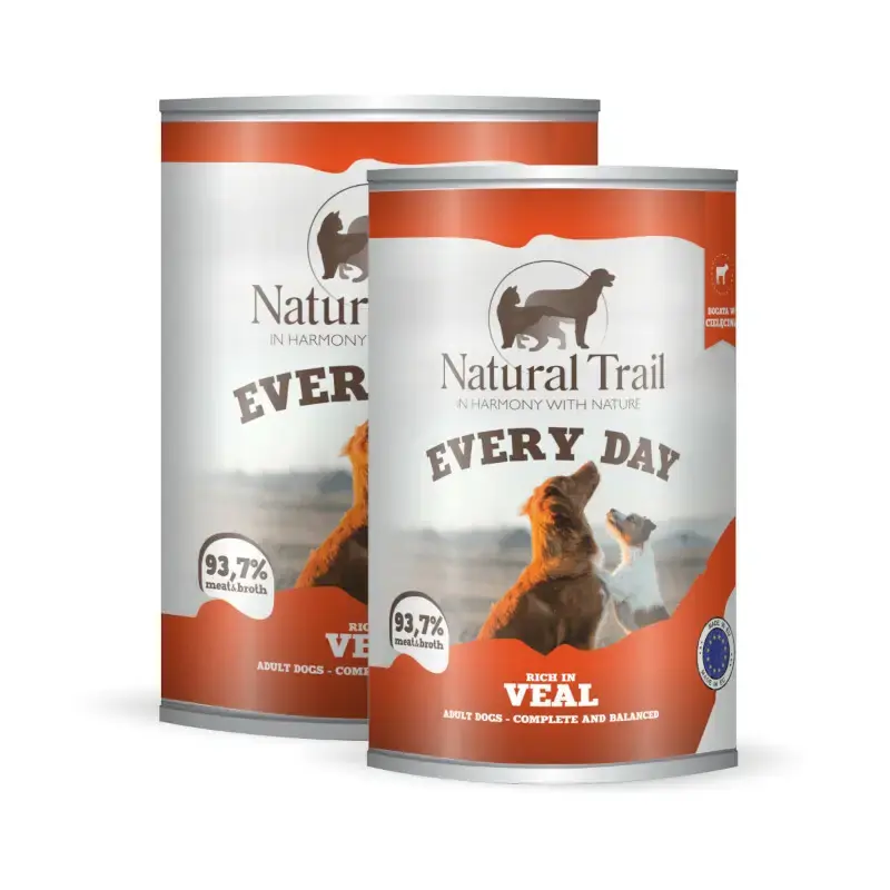 Hit cenowy Natural Trail Every Day Veal - Mokra karma dla psa z cielęciną