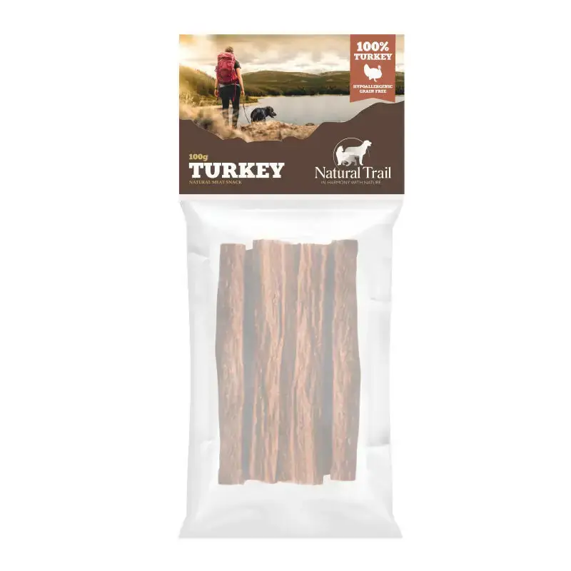 Natural Trail Turkey - Pałeczki z indyka dla psa, 100g Najlepsza cena