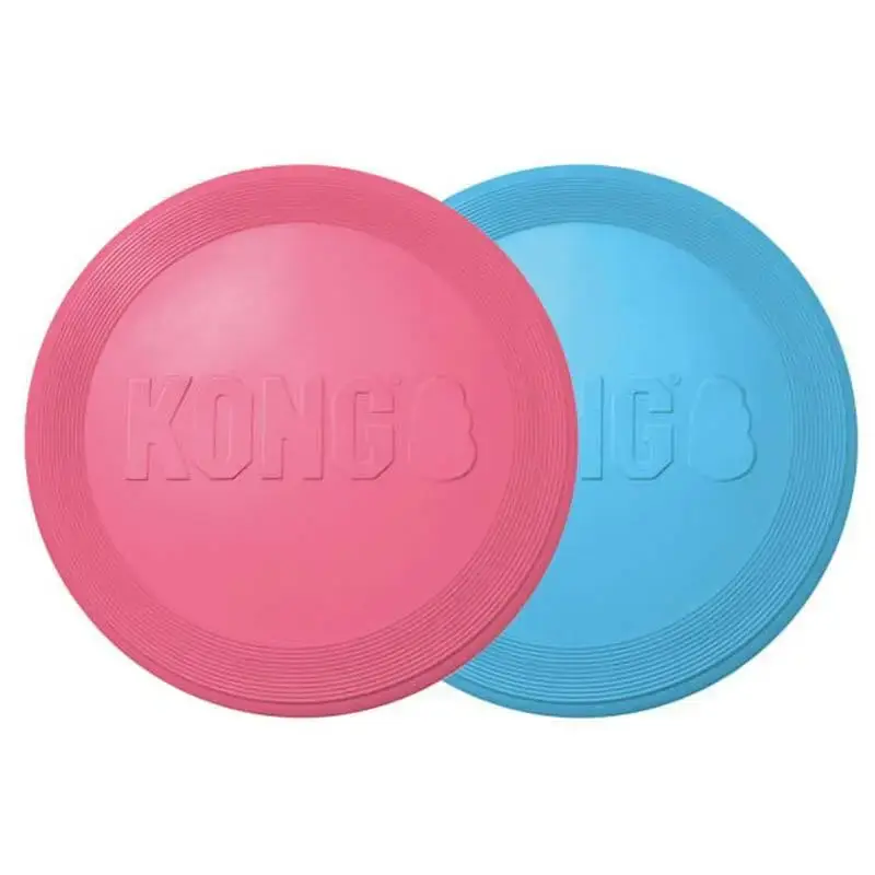 KONG® Puppy Flyer - gumowe frisbee dla szczeniaka, zabawka dla psa Bestseller