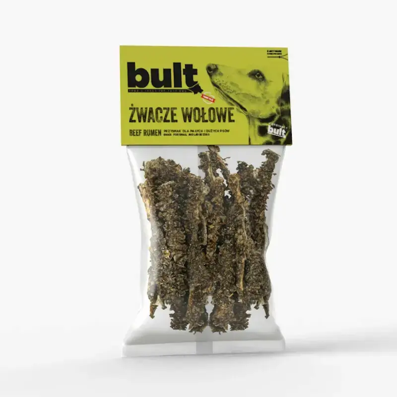 BULT Suszone żwacze wołowe - Naturalny przysmak dla psa Tani