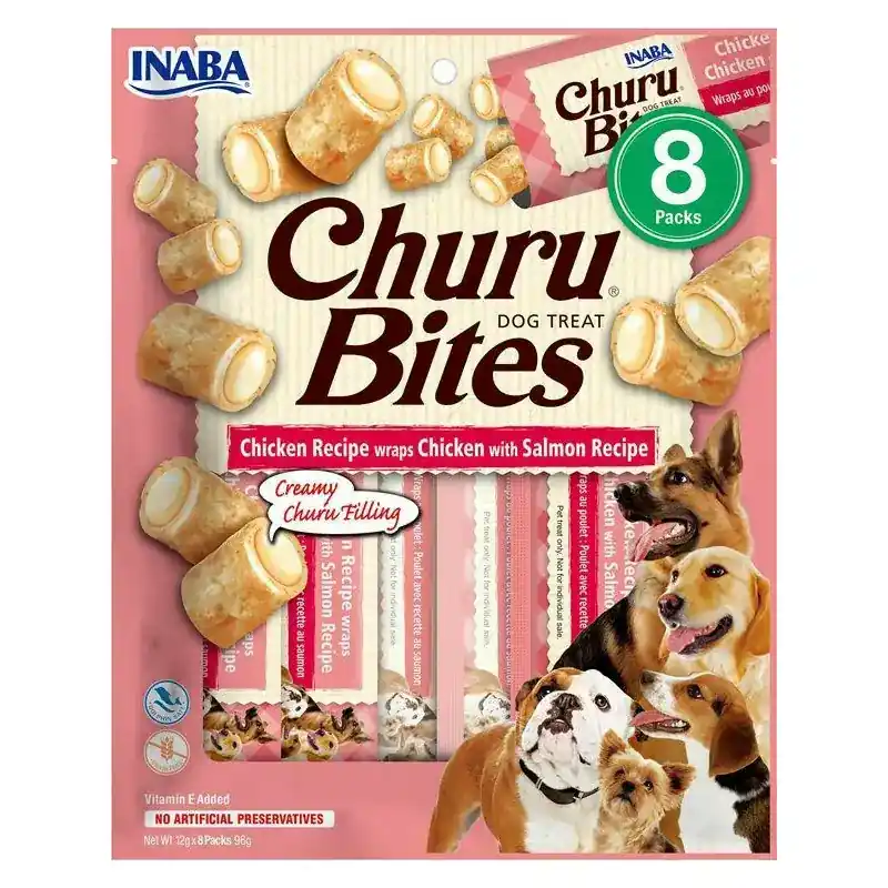 Oferta CHURU PIES BITES CHICKEN SALMON - PRZYSMAK DLA PSA 96G