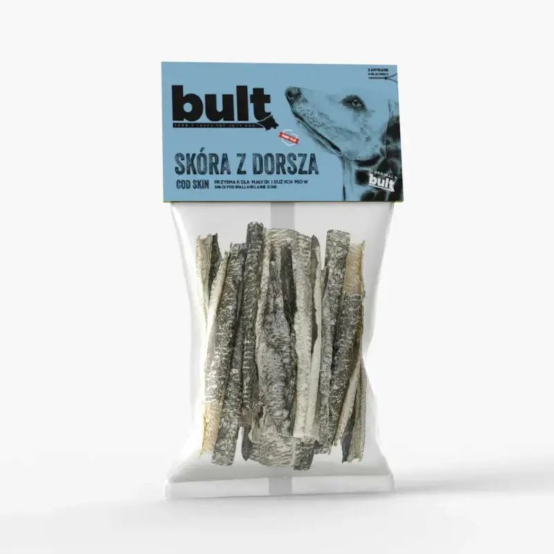 BULT Skóra z dorsza - Naturalny przysmak dla psa, 50g Tylko do końca tygodnia