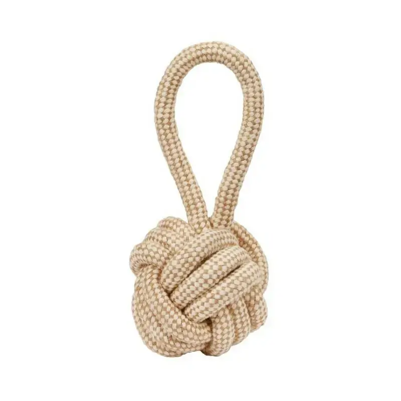 KERBL Zabawka piłka na sznurze z juty, 12 x 31 cm Zniżka
