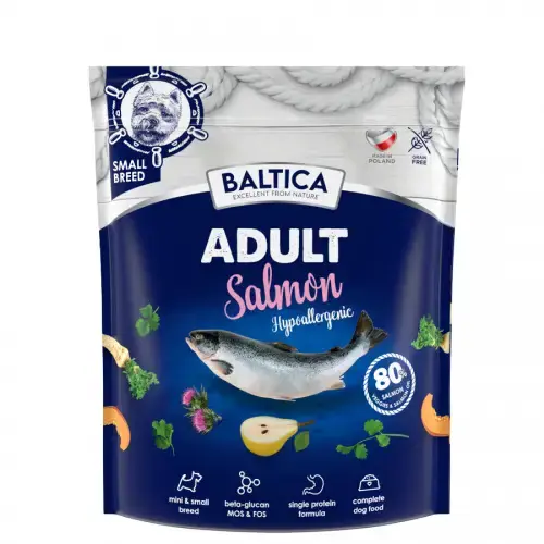 Zniżka BALTICA Salmon Hypoallergenic Małe Rasy - Hypoalergiczna karma dla psa