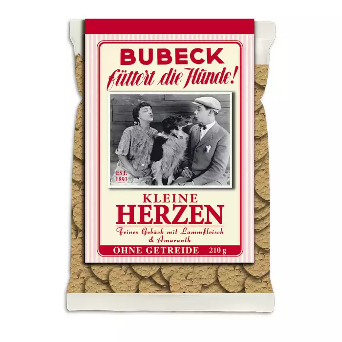Sprawdź teraz BUBECK CIASTECZKA DLA PSA, KLEINE HERZEN, 210g