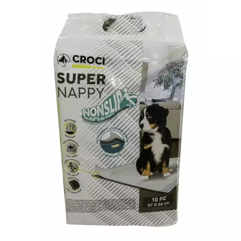 CROCI SUPER NAPPY PODKŁADY higieniczne 57X54 CM 10 SZT. Wysoka jakość