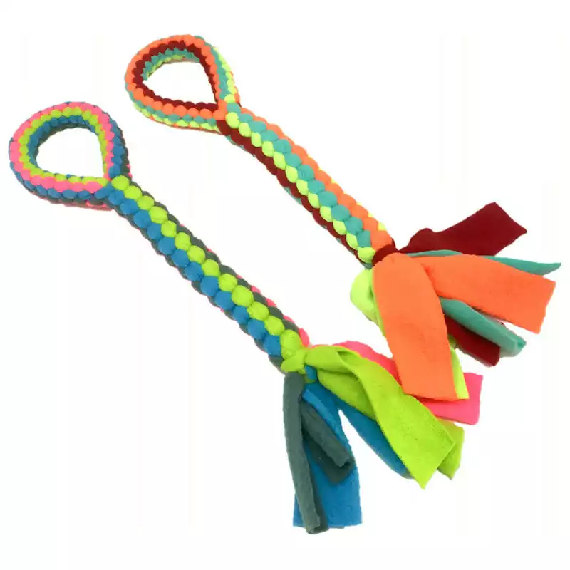 Obniżka ceny DogSan Handmade Szarpak polarowy z uchwytem, dwa rozmiary