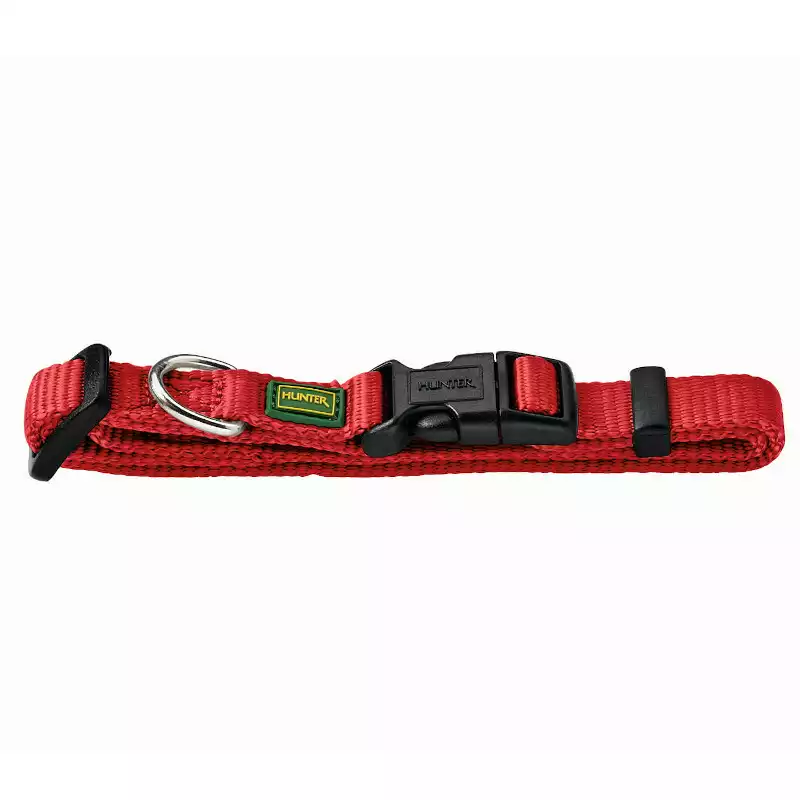 Darmowy zwrot HUNTER Obroża Vario Basic extra wide dla psa, kolor czerwony