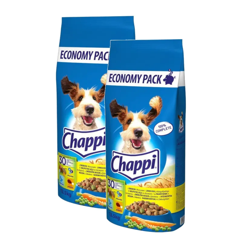Chappi z Drobiem 2x 13.5kg - Sucha Karma dla Psów Ekspresowa dostawa