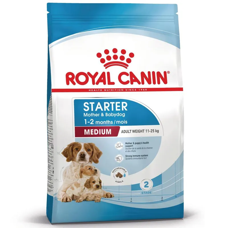 Royal Canin Medium Starter Mother&Babydog 15kg Karma Sucha Dla Suk W Ciąży I Okresie Laktacji Oraz Szczeniąt Ras Średnich Zamów dziś
