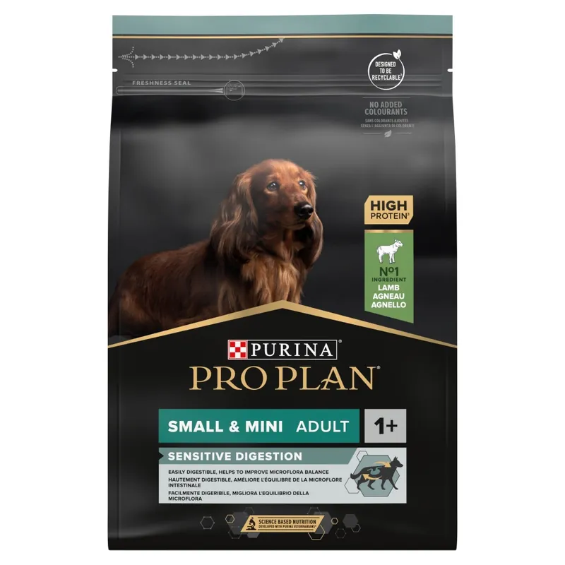 Purina Pro Plan Adult Small & Mini Sensitive Digestion 3kg Sucha Karma Dla Dorosłych Psów z Jagnięciną Wyprzedaż